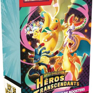 Lot de 6 boosters Méga-Évolution Héros Transcendants — face avant
