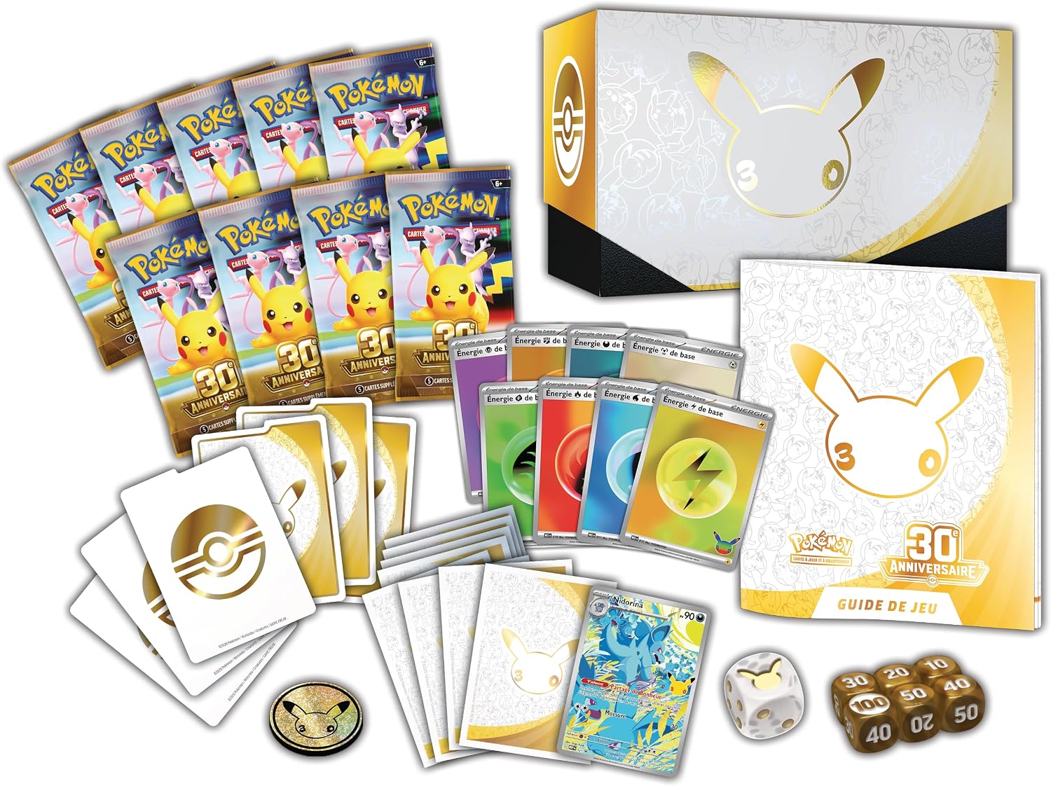 Coffret ETB Pokémon 30ᵉ Anniversaire - édition Nidorina brillante – Image 4