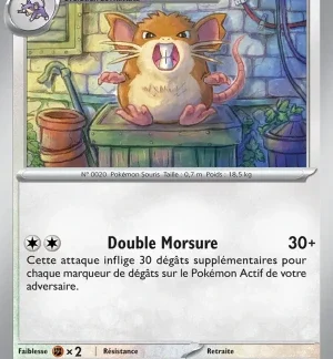 Rattatac — Pokémon 151 (n°020/207)