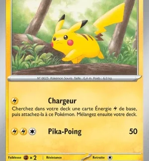 Pikachu — Pokémon 151 (n°025/207)