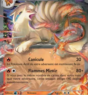Feunard ex — Pokémon 151 (n°038/207)