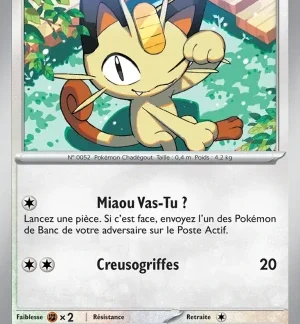 Miaouss — Pokémon 151 (n°052/207)