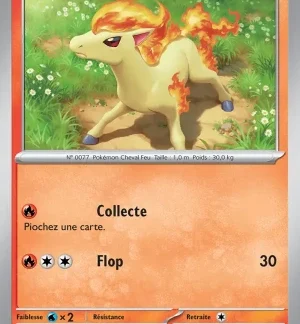 Ponyta — Pokémon 151 (n°077/207)