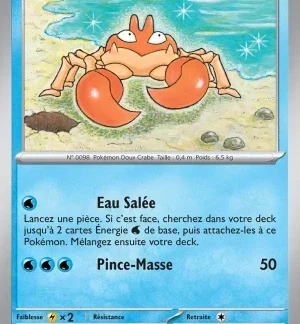 Krabby — Pokémon 151 (n°098/207)