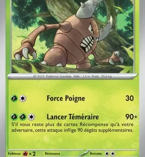 Scarabrute — Pokémon 151 (n°127/207)