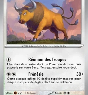 Tauros — Pokémon 151 (n°128/207)